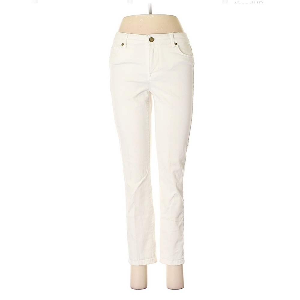 Vintage Anne Klein - White High Waist Jeans